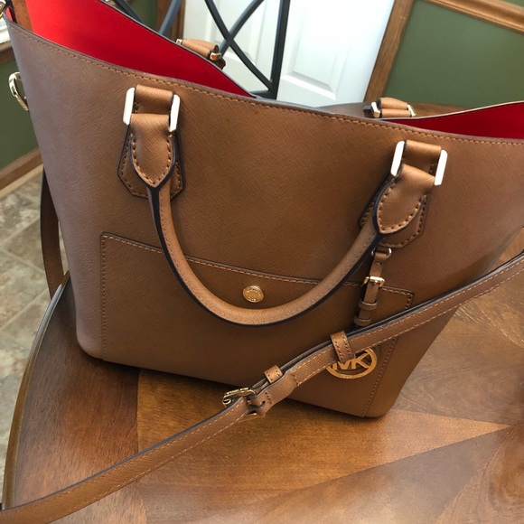 KORS Michael Kors Handbags - Michael Kors Brown Leather Handbag